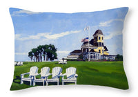 Castle Hill Inn Newport Rhode Island - Throw Pillow
