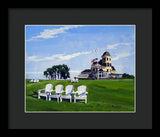 Castle Hill Inn Newport Rhode Island - Framed Print