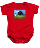 Goat Island Lighthouse Newport Rhode Island - Baby Onesie