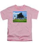Goat Island Lighthouse Newport Rhode Island - Kids T-Shirt