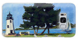 Goat Island Lighthouse Newport Rhode Island - Phone Case
