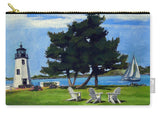 Goat Island Lighthouse Newport Rhode Island - Carry-All Pouch
