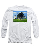 Goat Island Lighthouse Newport Rhode Island - Long Sleeve T-Shirt