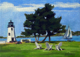 Goat Island Lighthouse Newport Rhode Island - Puzzle