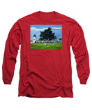 Goat Island Lighthouse Newport Rhode Island - Long Sleeve T-Shirt