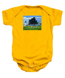 Goat Island Lighthouse Newport Rhode Island - Baby Onesie