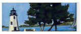 Goat Island Lighthouse Newport Rhode Island - Yoga Mat