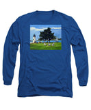 Goat Island Lighthouse Newport Rhode Island - Long Sleeve T-Shirt