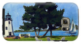 Goat Island Lighthouse Newport Rhode Island - Phone Case