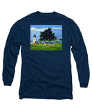 Goat Island Lighthouse Newport Rhode Island - Long Sleeve T-Shirt