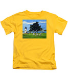 Goat Island Lighthouse Newport Rhode Island - Kids T-Shirt