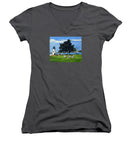 Goat Island Lighthouse Newport Rhode Island - Women's V-Neck