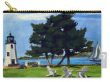 Goat Island Lighthouse Newport Rhode Island - Carry-All Pouch