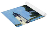Goat Island Lighthouse Newport Rhode Island - Yoga Mat