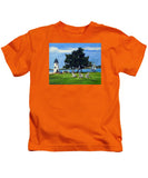 Goat Island Lighthouse Newport Rhode Island - Kids T-Shirt