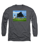 Goat Island Lighthouse Newport Rhode Island - Long Sleeve T-Shirt