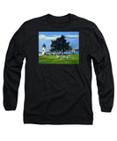 Goat Island Lighthouse Newport Rhode Island - Long Sleeve T-Shirt