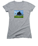 Goat Island Lighthouse Newport Rhode Island - Women's V-Neck