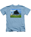 Goat Island Lighthouse Newport Rhode Island - Kids T-Shirt