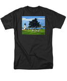 Goat Island Lighthouse Newport Rhode Island - Men's T-Shirt  (Regular Fit)