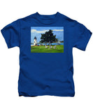 Goat Island Lighthouse Newport Rhode Island - Kids T-Shirt
