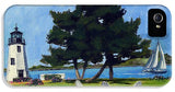 Goat Island Lighthouse Newport Rhode Island - Phone Case
