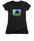 Goat Island Lighthouse Newport Rhode Island - Women's V-Neck