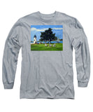 Goat Island Lighthouse Newport Rhode Island - Long Sleeve T-Shirt