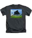 Goat Island Lighthouse Newport Rhode Island - Kids T-Shirt