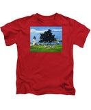 Goat Island Lighthouse Newport Rhode Island - Kids T-Shirt