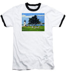 Goat Island Lighthouse Newport Rhode Island - Baseball T-Shirt