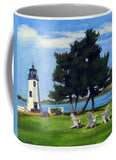 Goat Island Lighthouse Newport Rhode Island - Mug