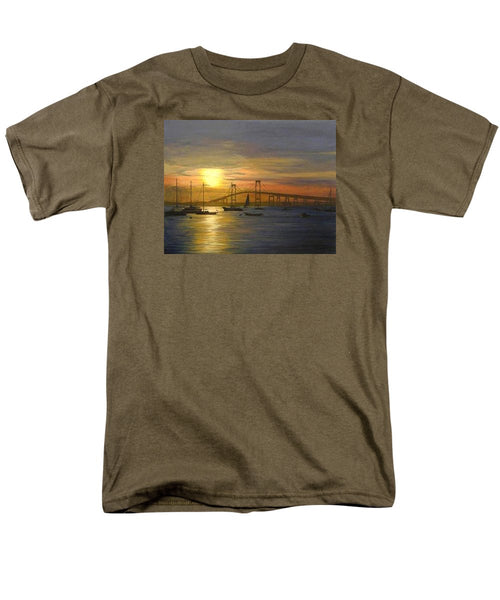 Newport Bridge Newport Rhode Island - Men's T-Shirt  (Regular Fit)