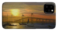 Newport Bridge Newport Rhode Island - Phone Case