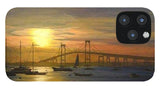 Newport Bridge Newport Rhode Island - Phone Case