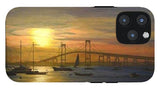 Newport Bridge Newport Rhode Island - Phone Case