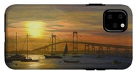 Newport Bridge Newport Rhode Island - Phone Case