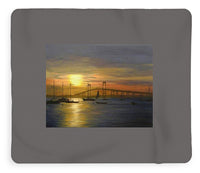 Newport Bridge Newport Rhode Island - Blanket