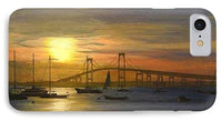Newport Bridge Newport Rhode Island - Phone Case