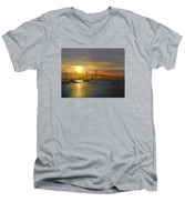 Newport Bridge Newport Rhode Island - Men's V-Neck T-Shirt