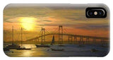 Newport Bridge Newport Rhode Island - Phone Case