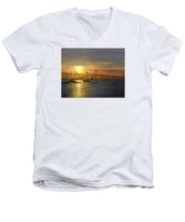 Newport Bridge Newport Rhode Island - Men's V-Neck T-Shirt