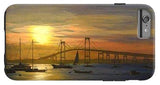 Newport Bridge Newport Rhode Island - Phone Case