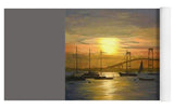 Newport Bridge Newport Rhode Island - Yoga Mat