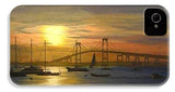 Newport Bridge Newport Rhode Island - Phone Case