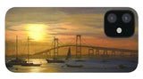 Newport Bridge Newport Rhode Island - Phone Case