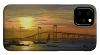Newport Bridge Newport Rhode Island - Phone Case