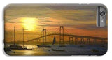 Newport Bridge Newport Rhode Island - Phone Case