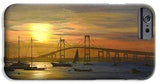 Newport Bridge Newport Rhode Island - Phone Case
