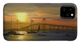 Newport Bridge Newport Rhode Island - Phone Case